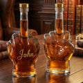 Carafe à whisky personnalisée en forme de main