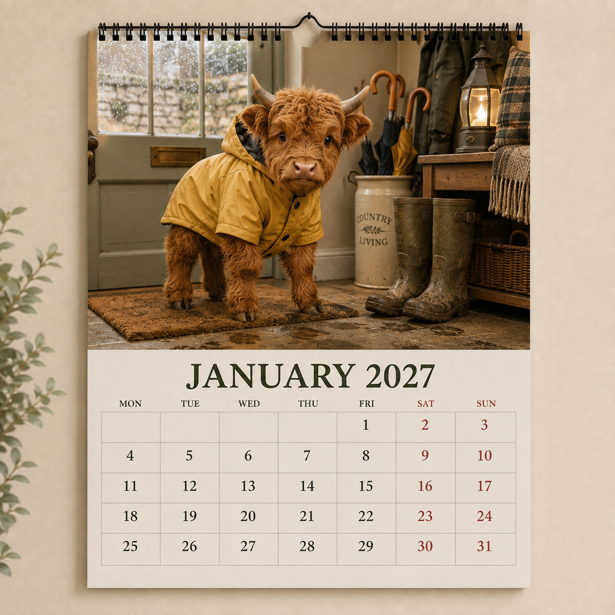 🐮 Calendrier des saisons des vaches Highland 2027