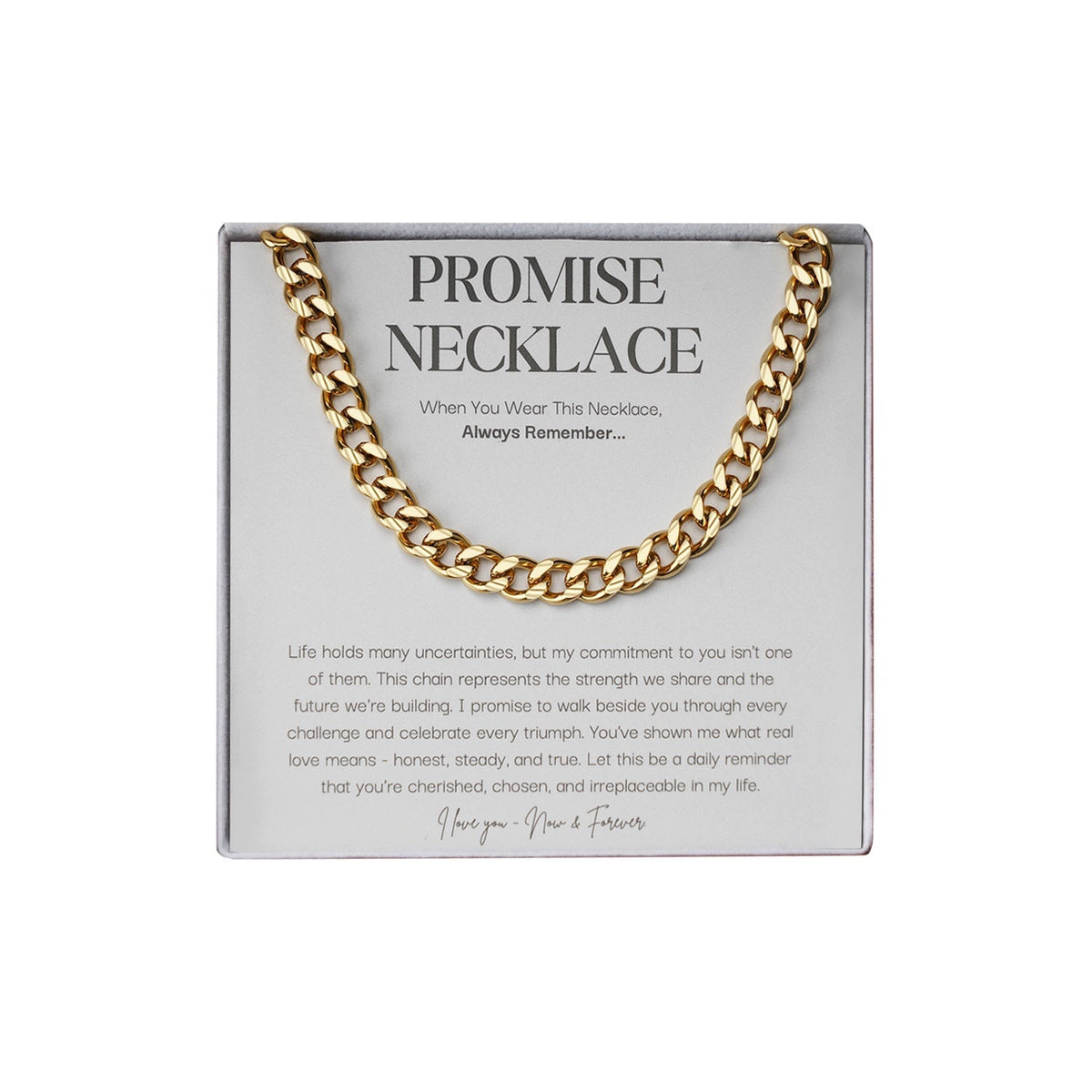 Collier Promesse pour Lui