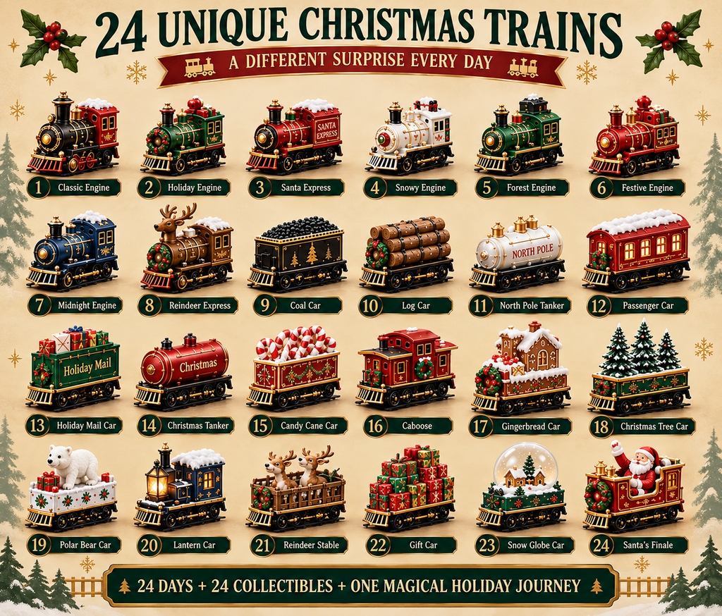 🚂🎄 24 Nuits sur le Chemin de Fer de Noël ✨