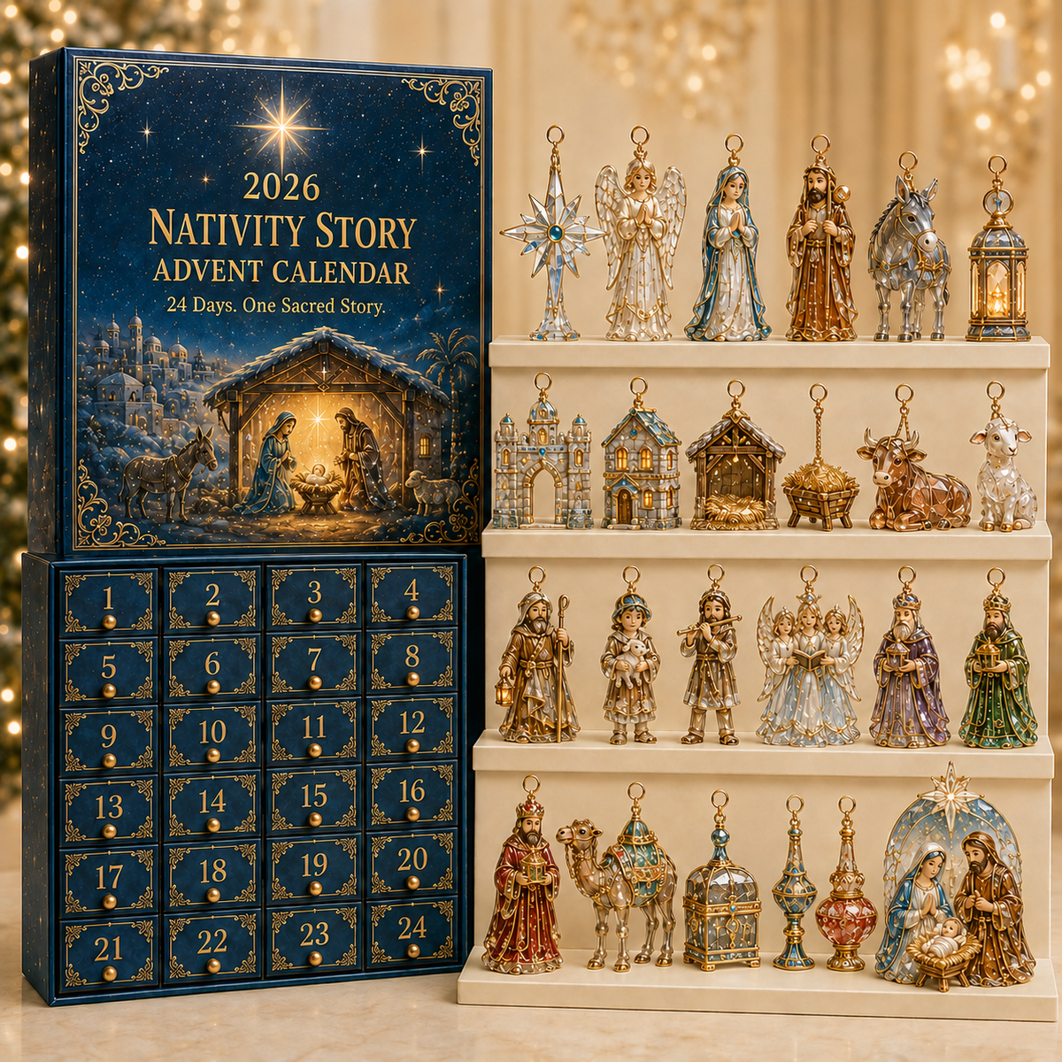 🎅 Cadeau de Noël 2026 – 50 % de réduction 🎄✨ Calendrier de l’Avent 2026 – L’Histoire de la Nativité : 24 jours de surprises de Noël sacrées