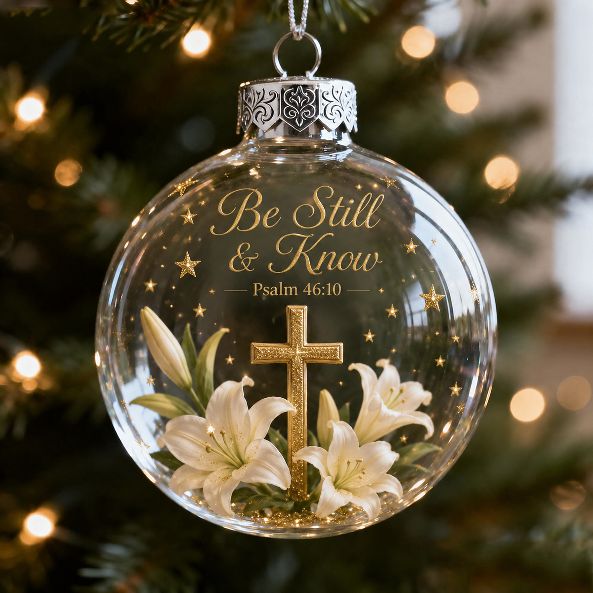 🙏 Décoration de Noël Inspirée des Psaumes – Un Magnifique Rappel de la Foi 🎄✨