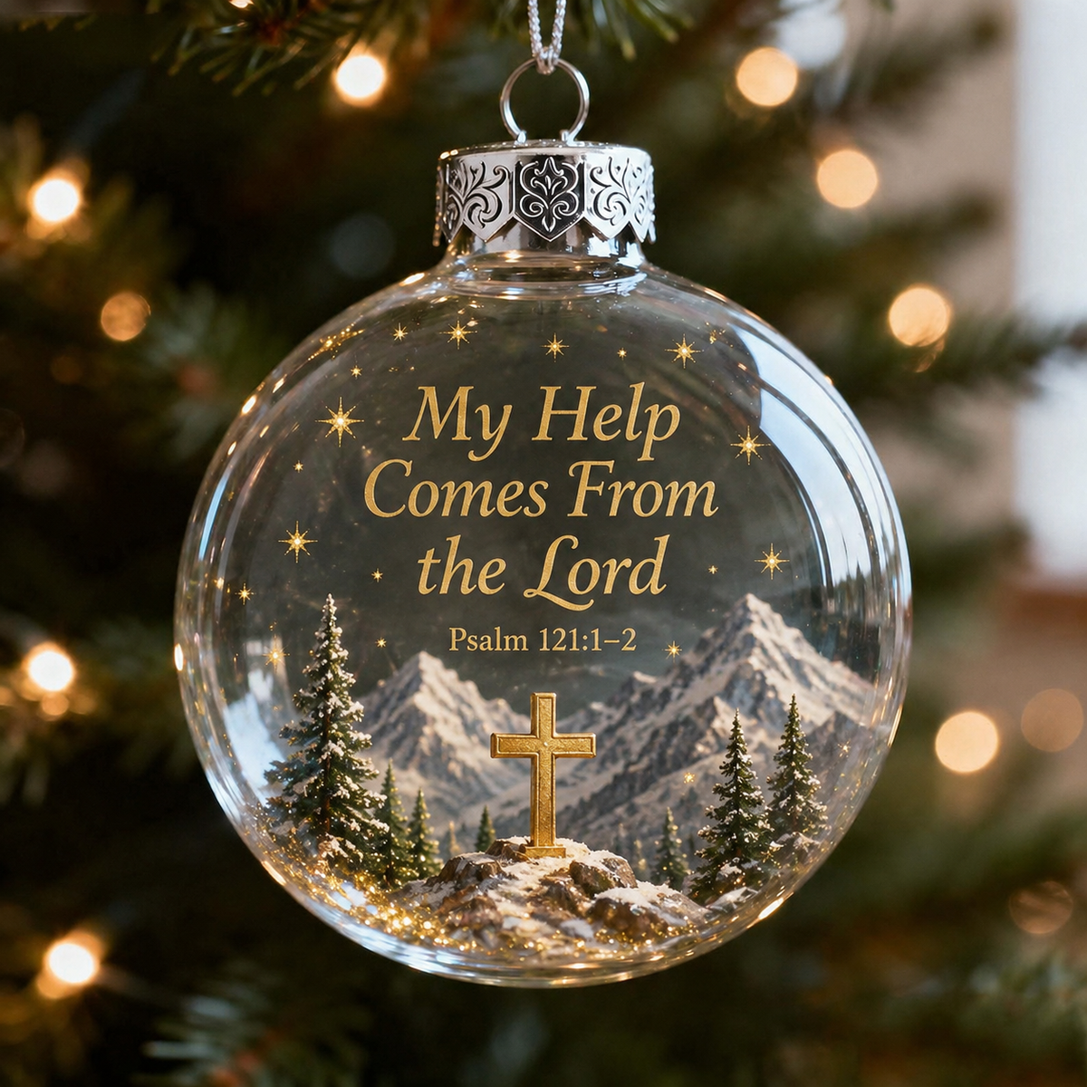 🙏 Décoration de Noël Inspirée des Psaumes – Un Magnifique Rappel de la Foi 🎄✨