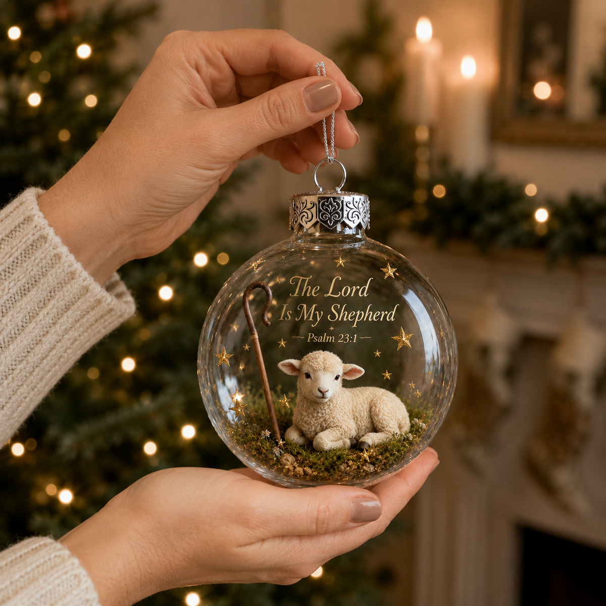 🙏 Décoration de Noël Inspirée des Psaumes – Un Magnifique Rappel de la Foi 🎄✨