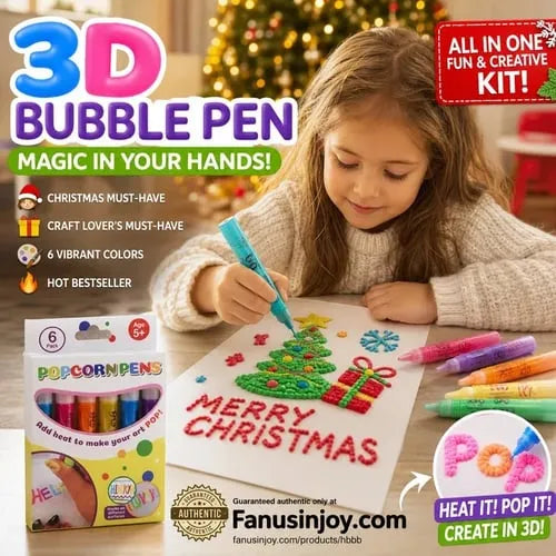 🎁🔮Stylo magique – Dessinez en 3D d'un seul trait !