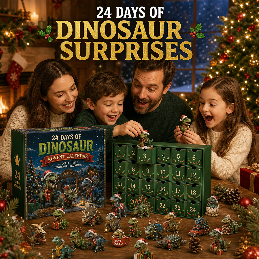 Calendrier de l’Avent Dinosaures – 24 surprises