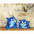 🐱💙 Deux Chats Bleus | Peinture par Numéros 🎨