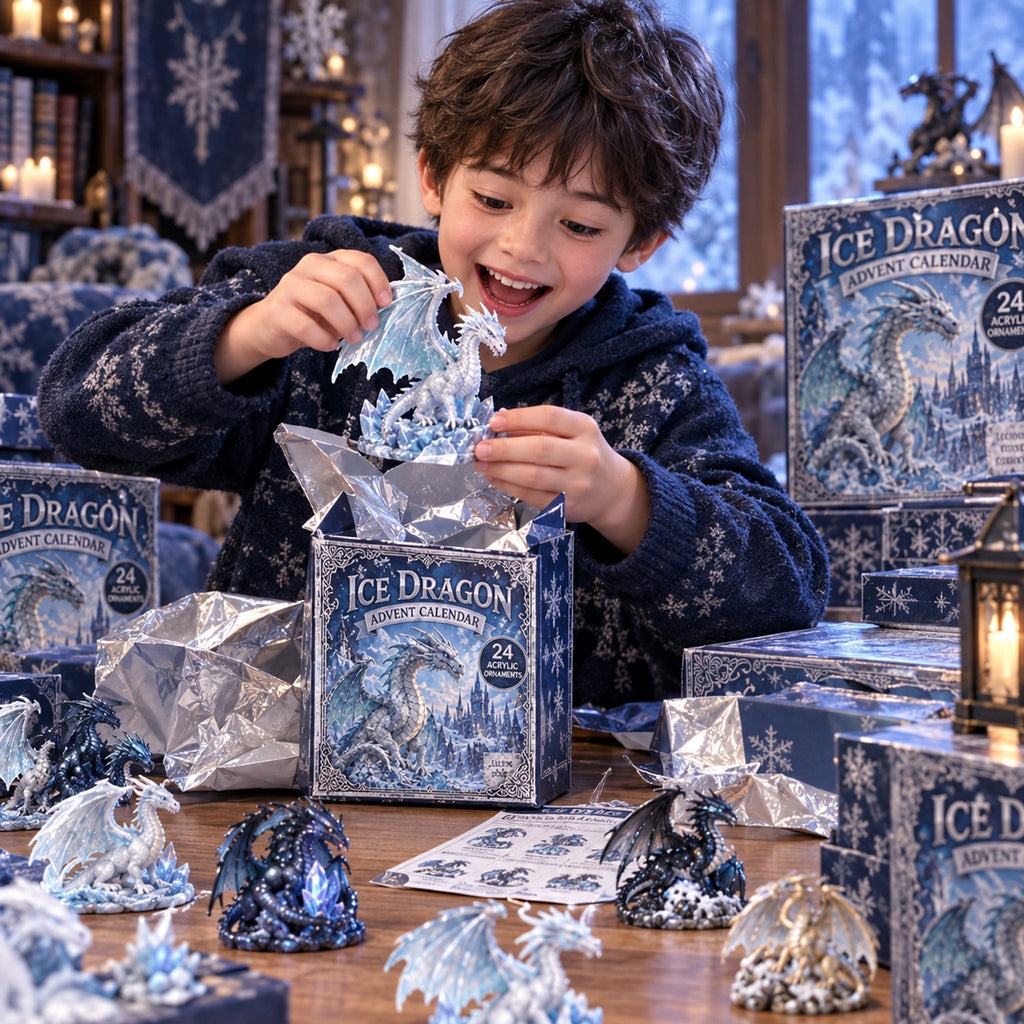 🐉❄️ Calendrier de l’Avent Dragon de Glace 2026 – 24 Surprises 🎄