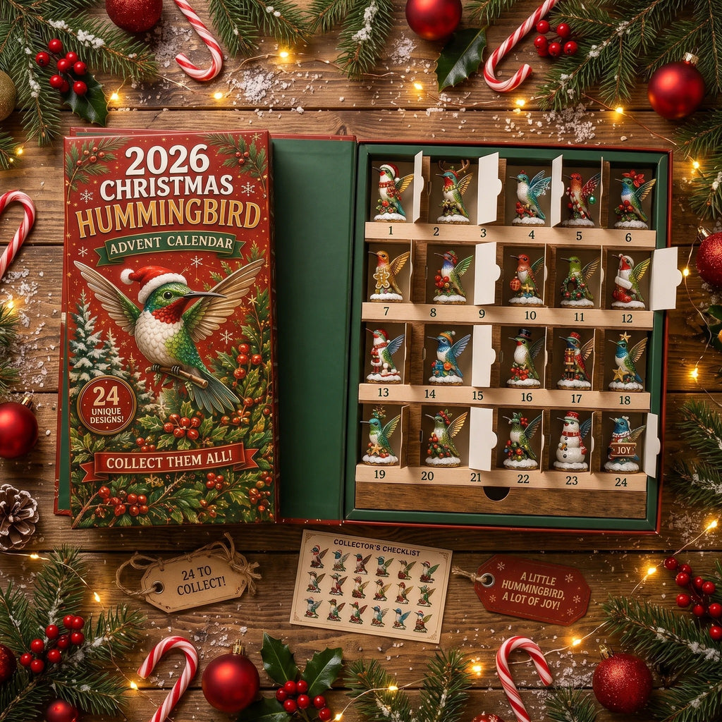 🐦🎄 Calendrier de l’Avent Colibris de Noël 2026 – Une Nouvelle Surprise Chaque Jour ✨