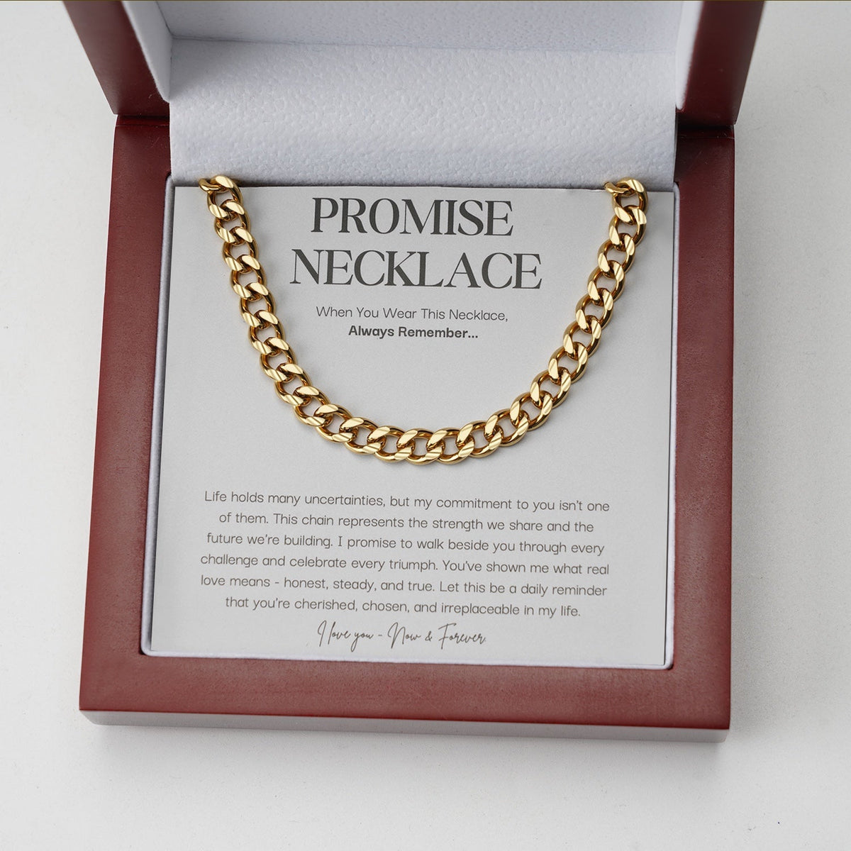 Collier Promesse pour Lui
